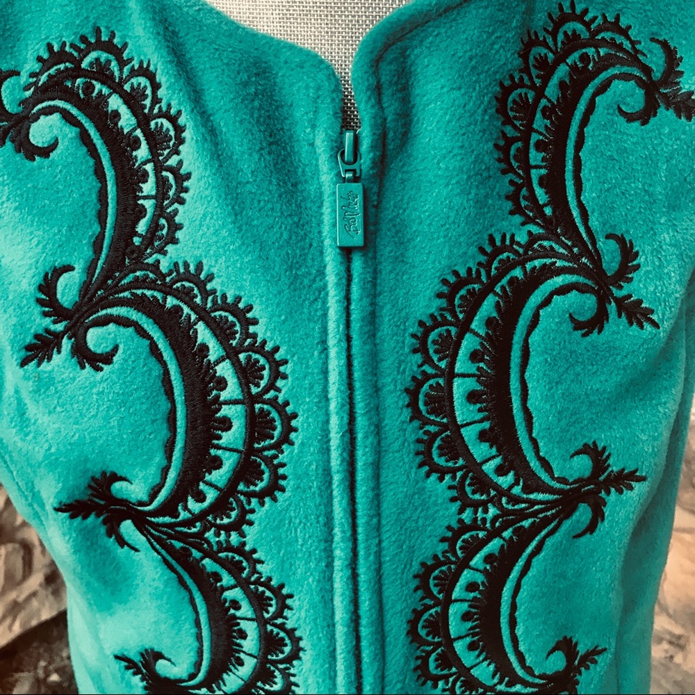 Bob Mackie Embroidered Vest - Picture 8 of 16